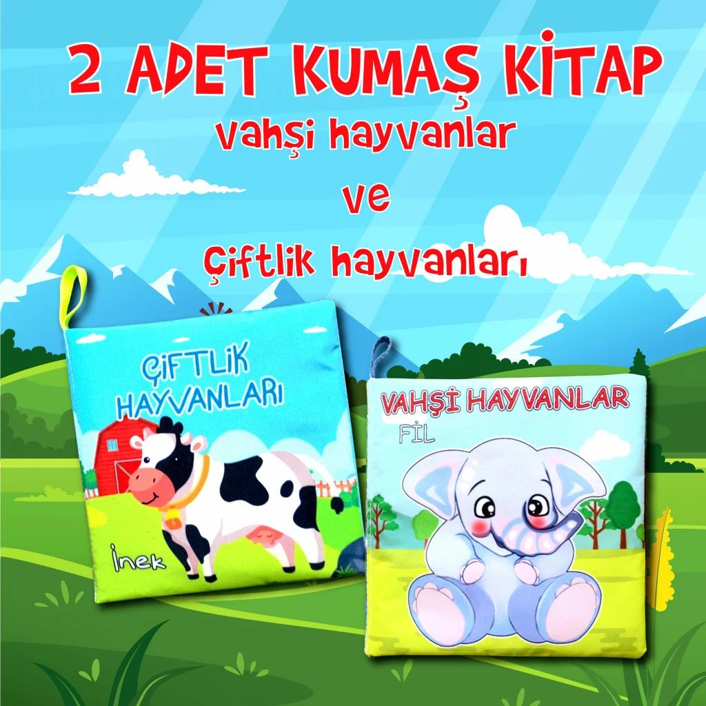 Çiftlik Hayvanlar ve Vahşi Hayvanlar (2li) - Görsel 2