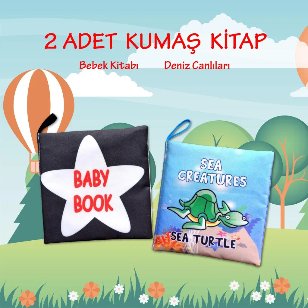 Baby Book ve Sea Creatures - Görsel 2