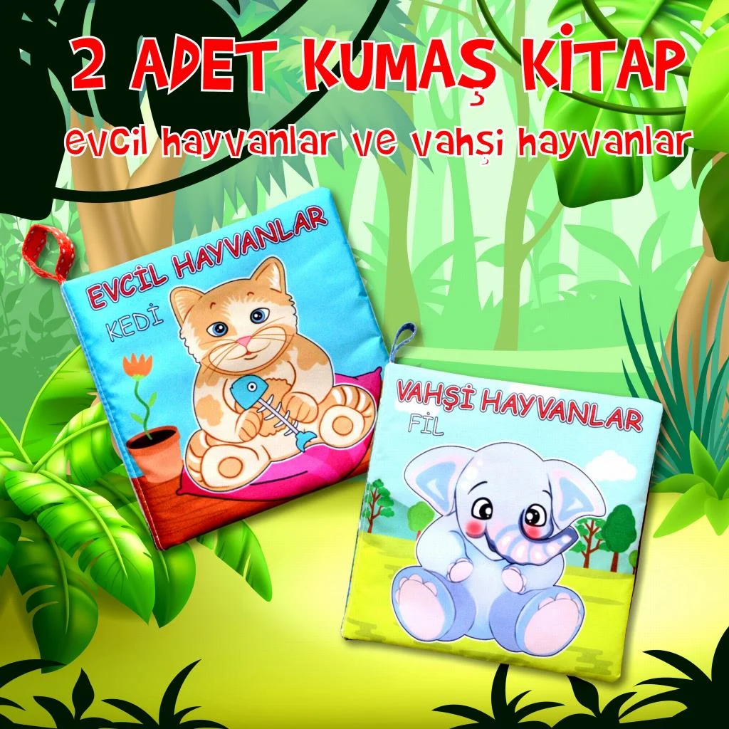Evcil Hayvanlar ve Vahşi Hayvanlar (2li) - Görsel 2