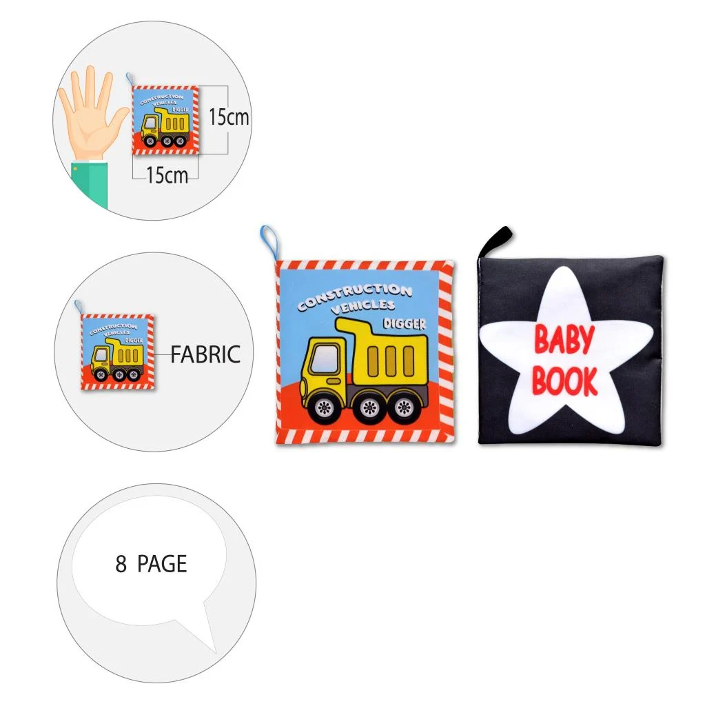 Baby Book ve Construction Vehicles - Görsel 9
