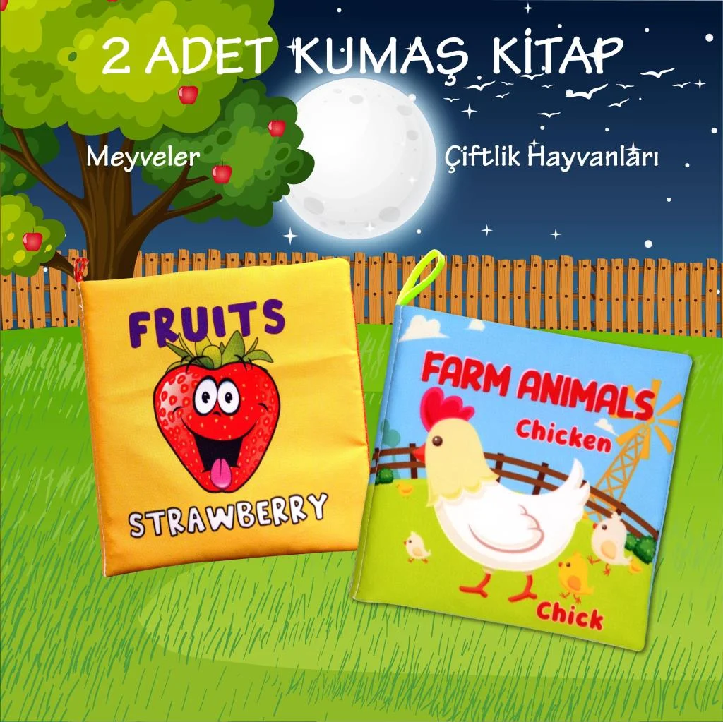 Fruits ve Farm Animals - Görsel 2