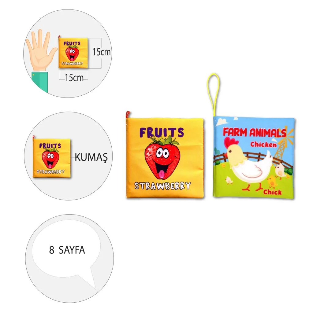 Fruits ve Farm Animals - Görsel 4