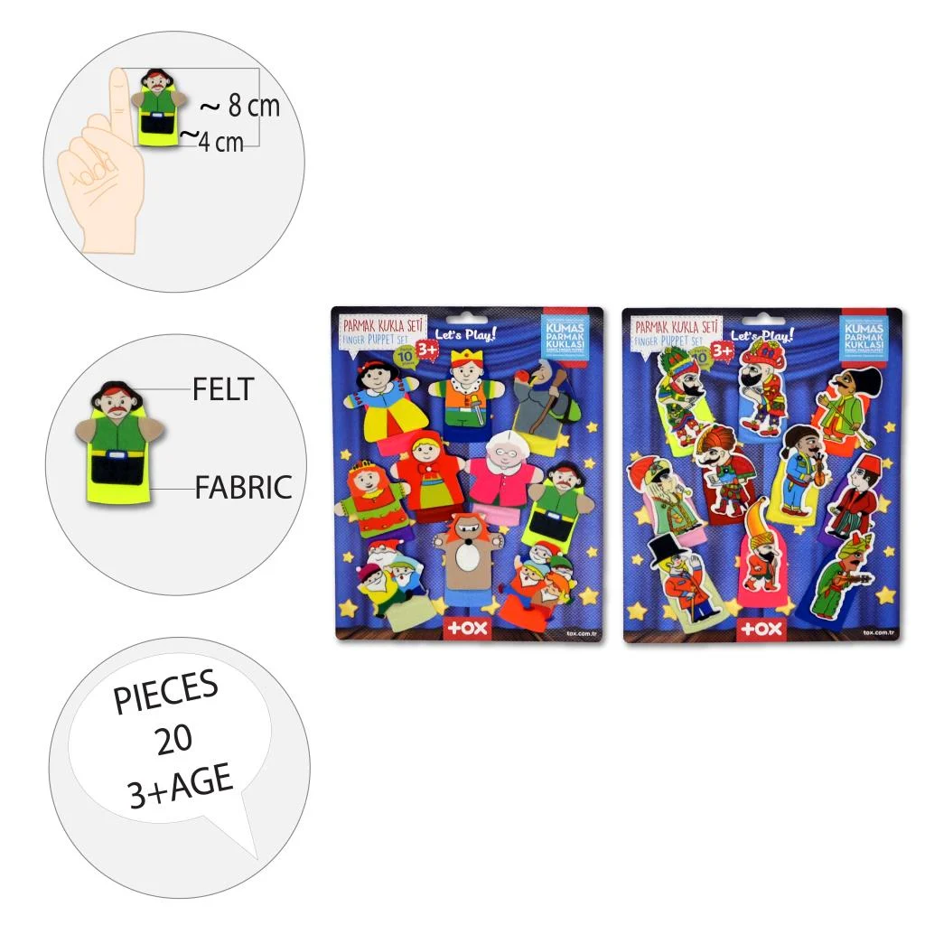 Karagöz , Hacivat ve Masal Kahramanları (2 Set) - Görsel 8