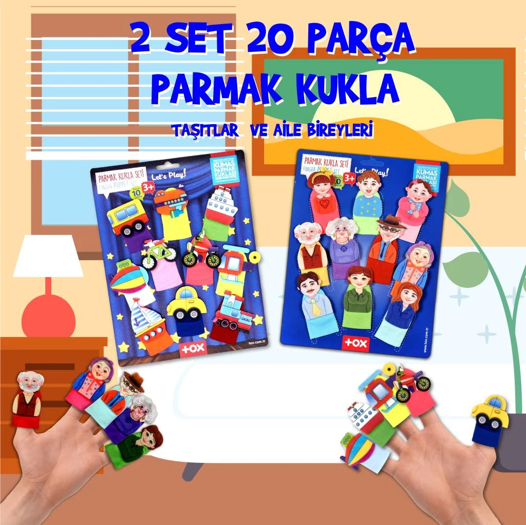 Taşıtlar ve Aile Bireyleri (2Set) - Görsel 2