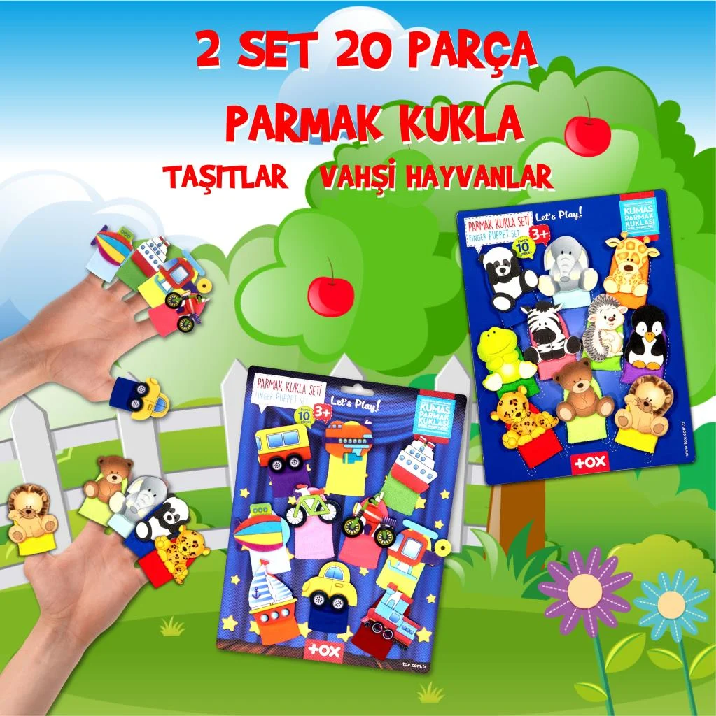 Taşıtlar ve Vahşi Hayvanlar (2Set) - Görsel 2