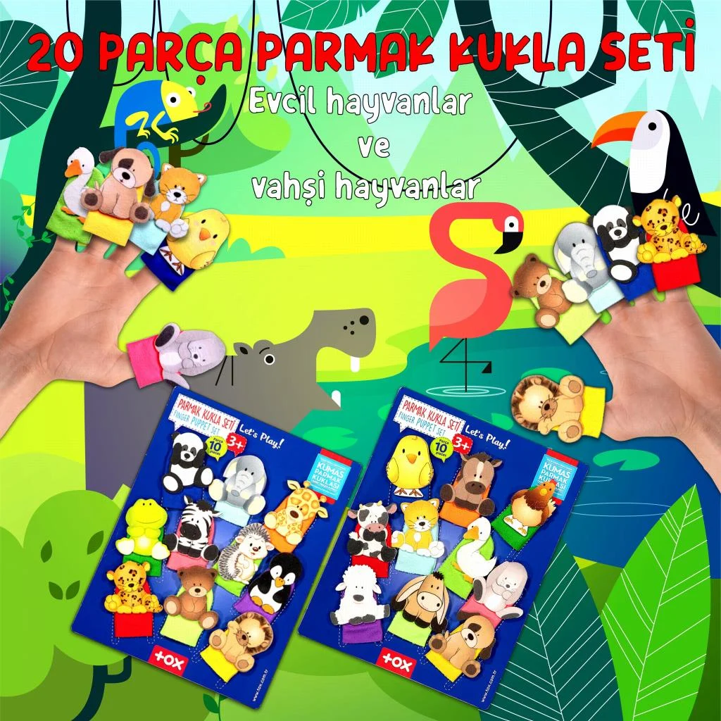 Vahşi ve Evcil Hayvanlar (2Set) - Görsel 2