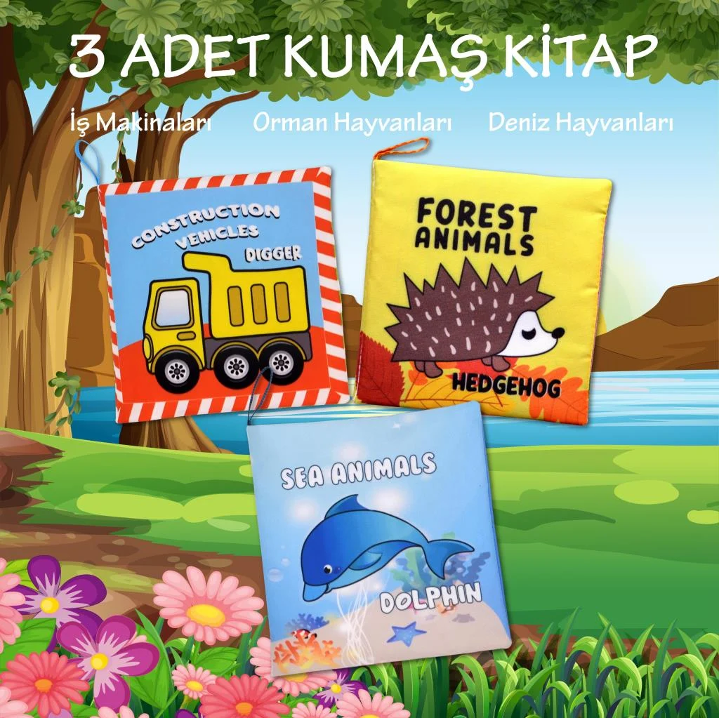 Sea Animals , Forest Animals ve Construction Vehicles - Görsel 2