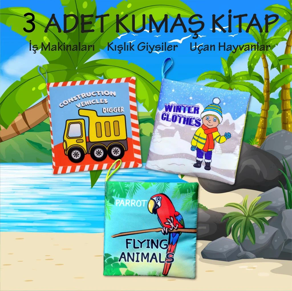 Winter Clothes , Flying Animals ve Construction Vehicles - Görsel 2