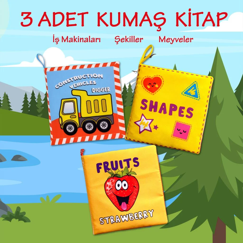 Shapes , Fruits ve Construstion Vehicles - Görsel 2