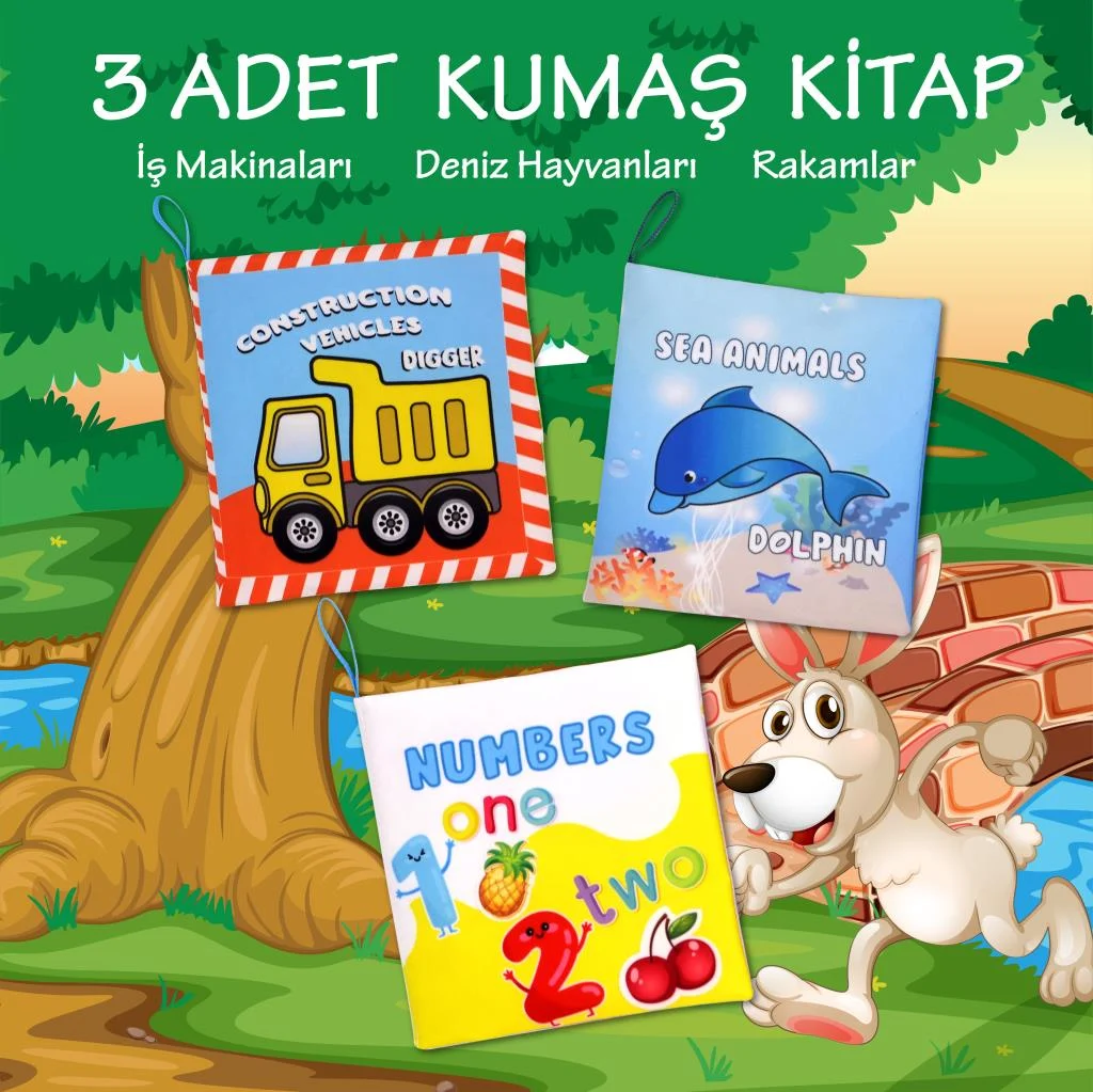 Numbers , Sea Animals ve Construction Vehicles - Görsel 2