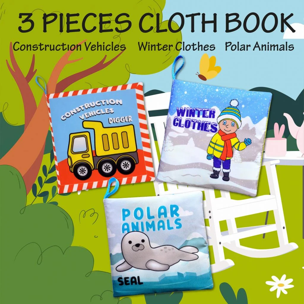 Winter Clothes , Construction Vehicles ve Polar Animals - Görsel 7