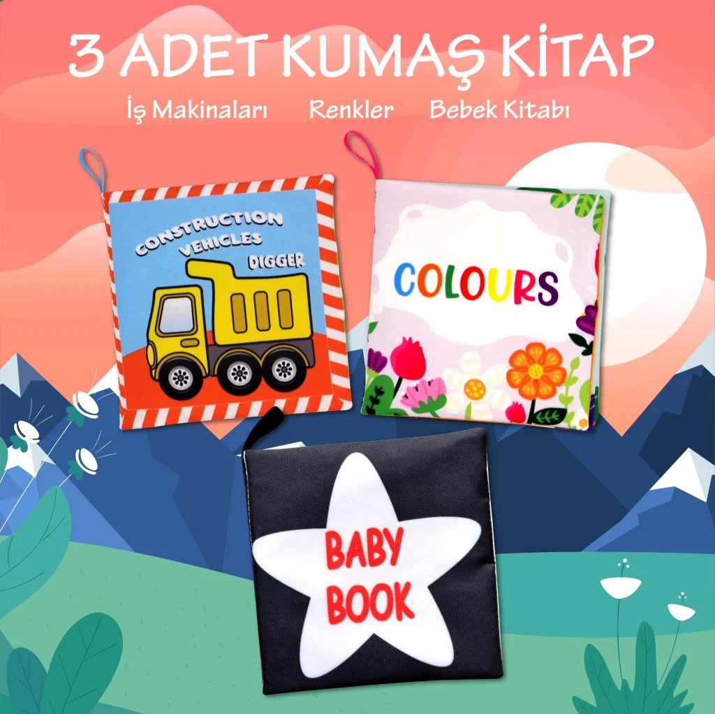 Colours , Baby Book ve Construction Vehicles - Görsel 2