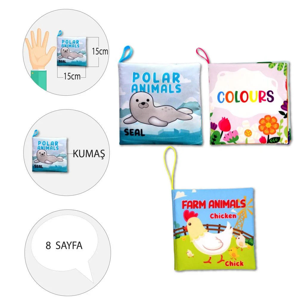 Colours , Polar Animals ve Farm Animals - Görsel 4