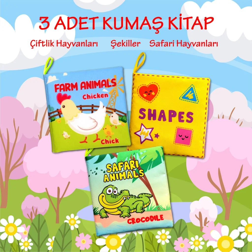 Shapes , Farm Animals ve Safari Animals - Görsel 2