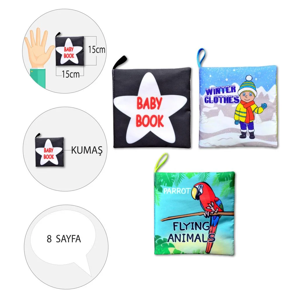 Baby Book , Winter Clothes ve Flying Animals - Görsel 4