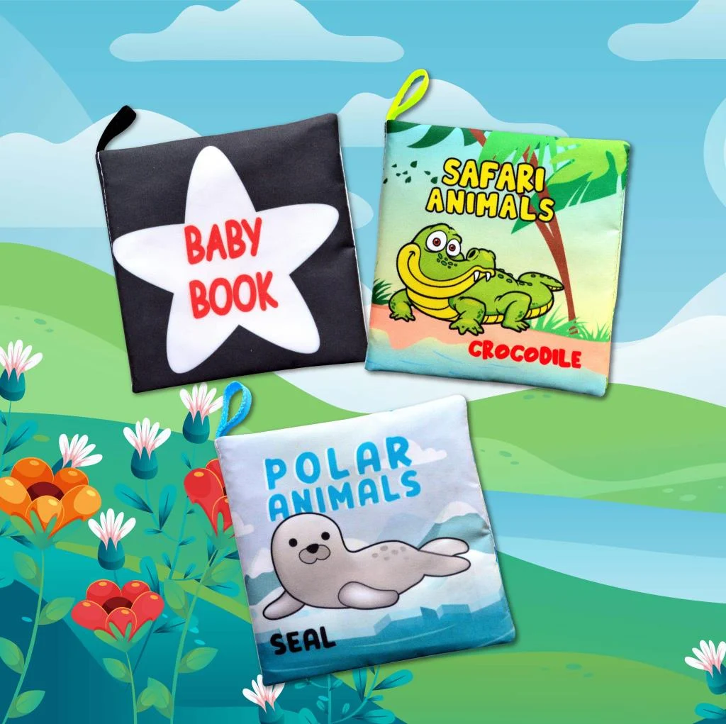 Baby Book , Safari Animals ve Plar Animals - Görsel 5