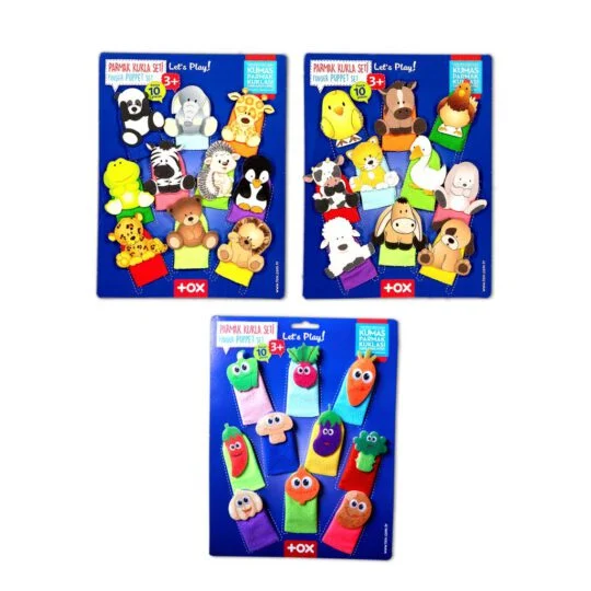 Vahşi, Evcil Hayvanlar ve Sebzeler (3Set)