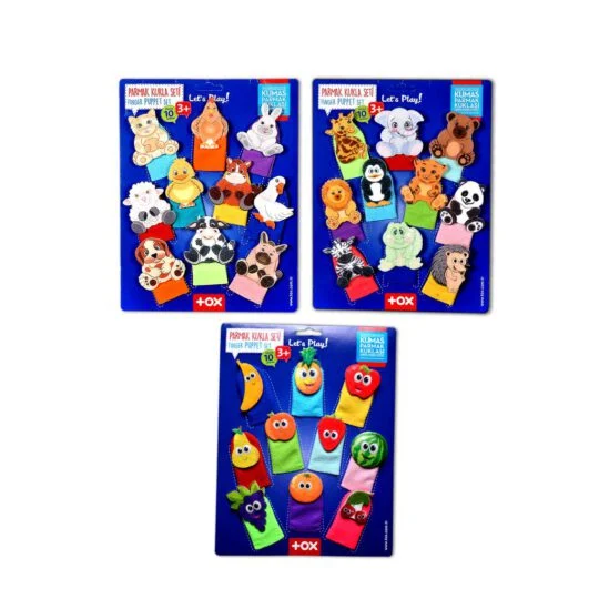 Vahşi ve Evcil Hayvanlar ve Meyveler (3Set)