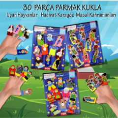 Hacivat Karagöz , Masal Kahramanları ve Uçan Hayvanlar (3Set) - Görsel 2
