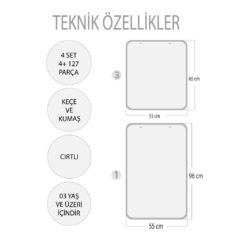 İskelet , İç Organlar Sistemi , Takvim ve Duyguları Öğreniyorum (4lü) - Görsel 3