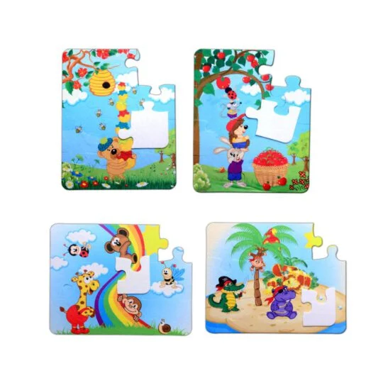 Gökkuşağı ve Elmacı Ayı (4 Set)