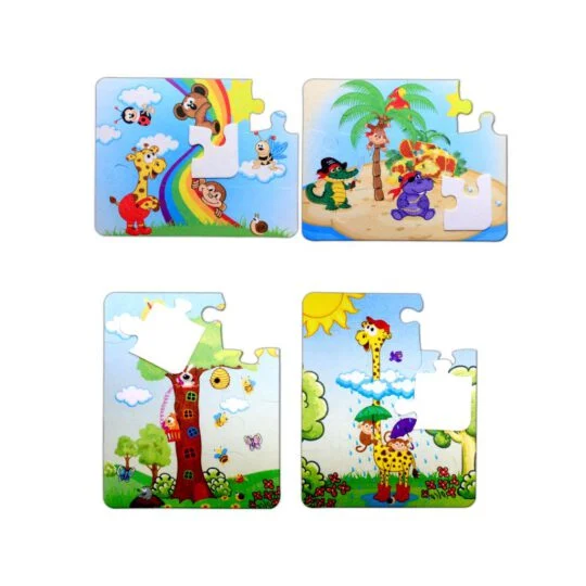 Gökkuşağı ve Zürafa (4 Set)