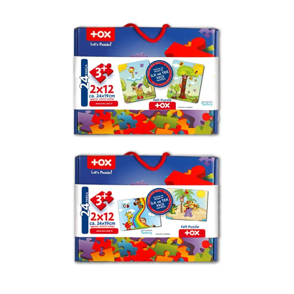 Gökkuşağı ve Zürafa (4 Set) - Görsel 3