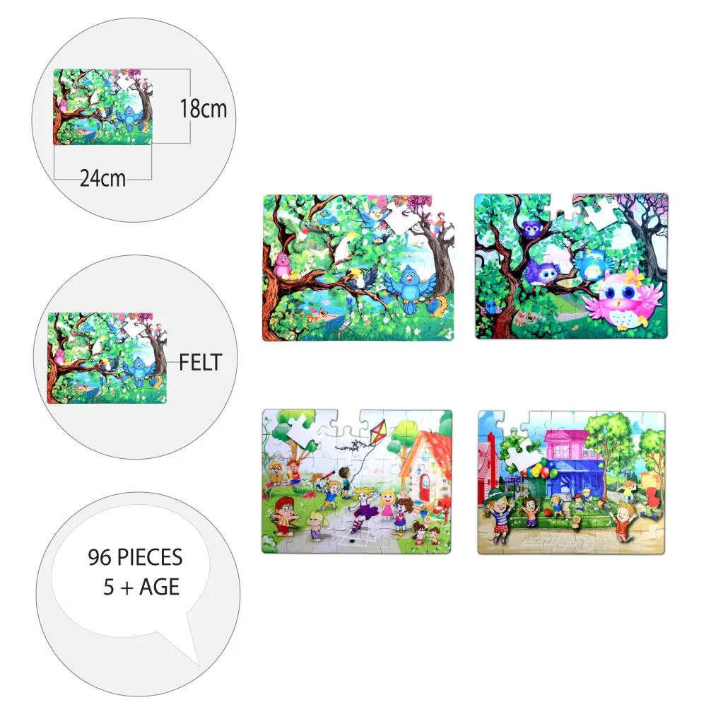 Baykuş ve Oyun Parkı (4 Set) - Görsel 9