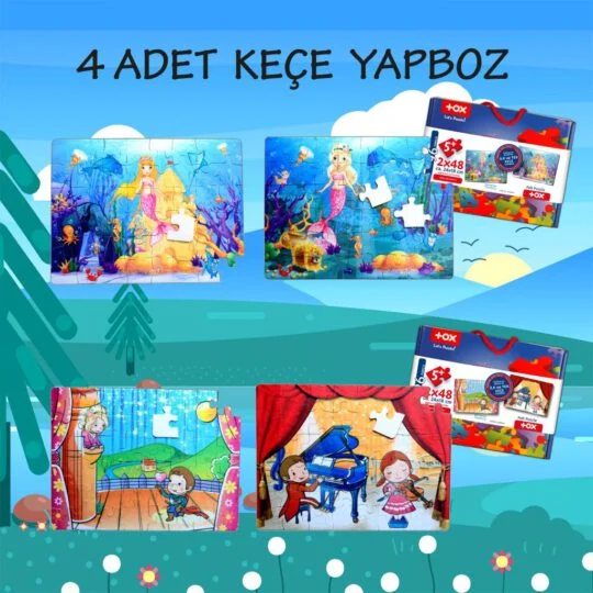 Deniz Kızı ve Sahne (4 Set)