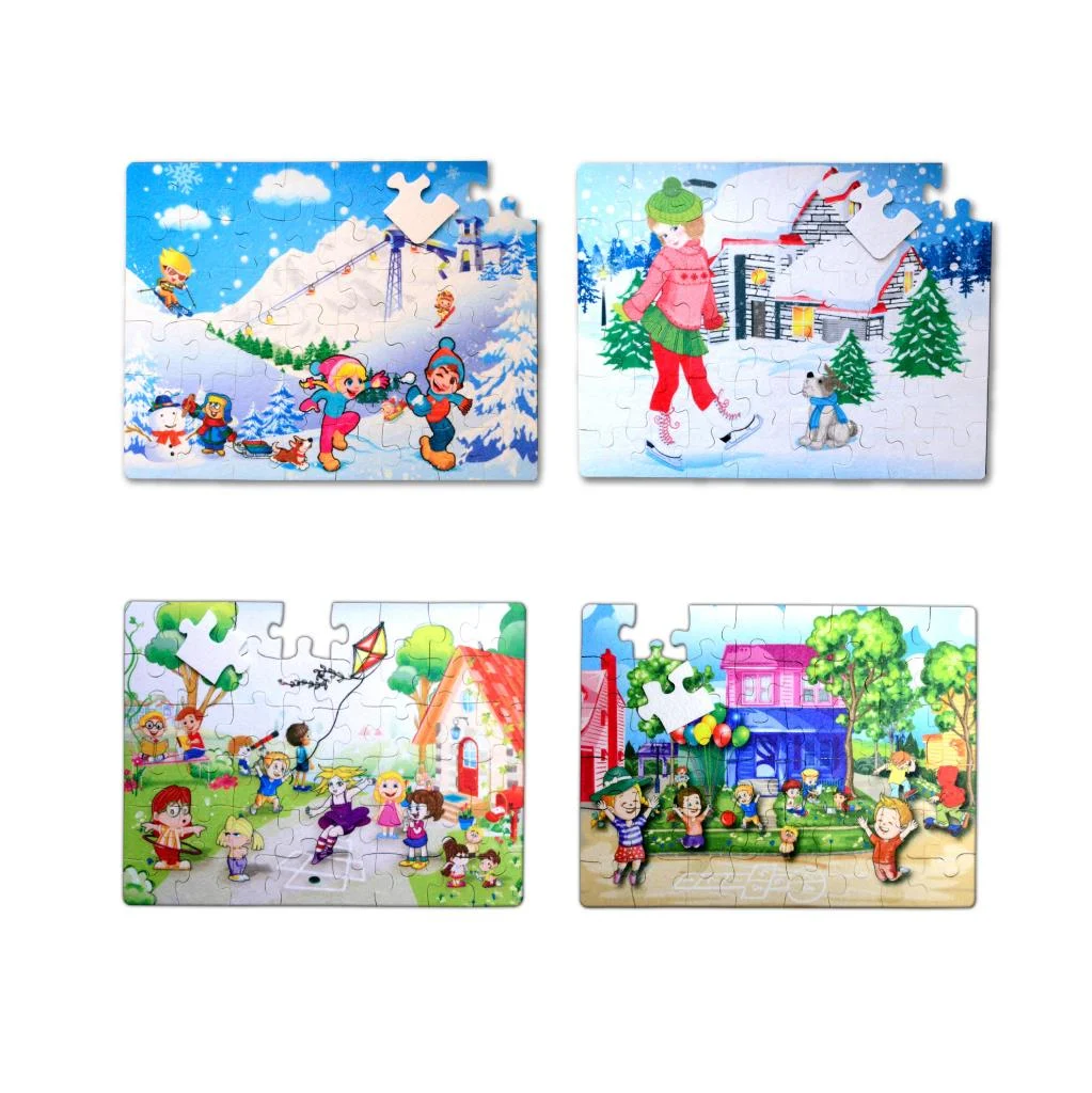 Kış ve Oyun Parkı (4 Set)