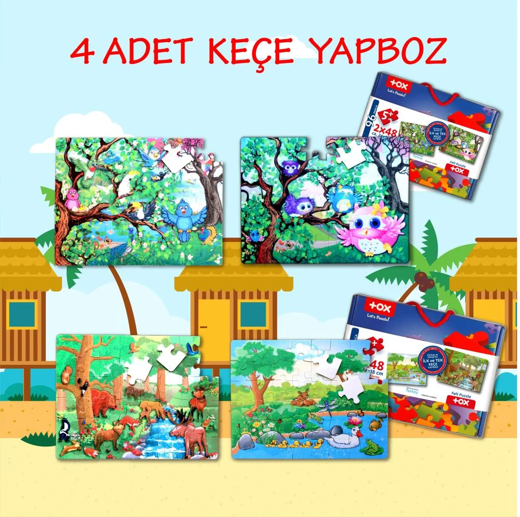 Orman ve Baykuş (4 Set) - Görsel 2