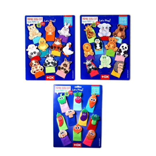 Evcil , Vahşi Hayvanlar ve Sebzeler (3Set)