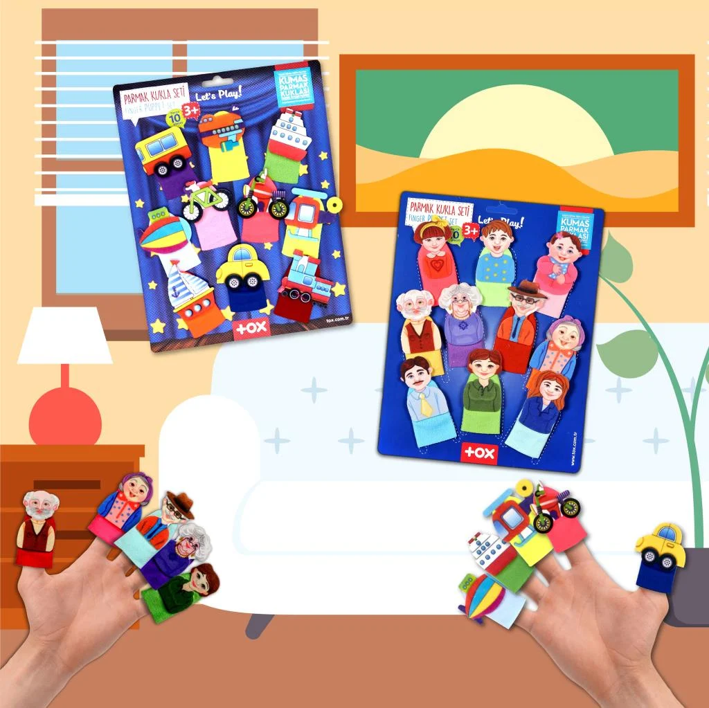 Taşıtlar ve Aile Bireyleri (2Set) - Görsel 9
